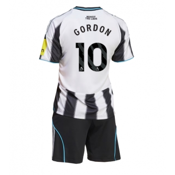 Billige Fotballdrakt Newcastle United Anthony Gordon #10 Replika Hjemmedraktsett Barn 2025-26 Kortermet (med bukser)
